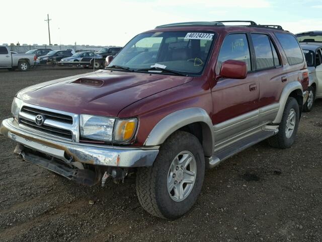 JT3HN87R5Y9039458 - 2000 TOYOTA 4RUNNER LI MAROON photo 2