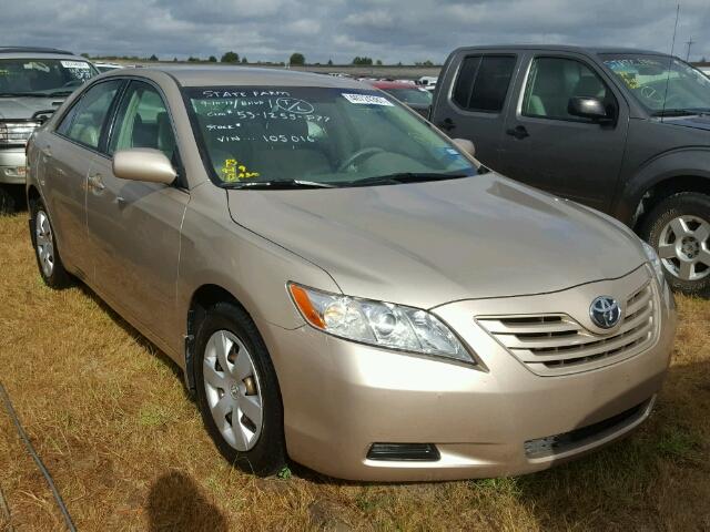 4T1BE46K07U105016 - 2007 TOYOTA CAMRY NEW GOLD photo 1