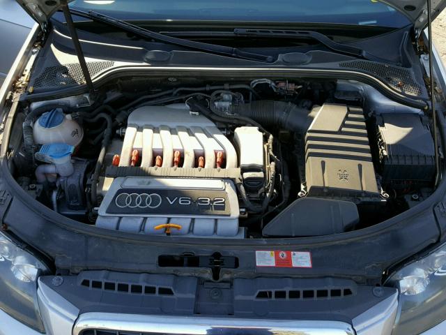 WAUKD78P36A082314 - 2006 AUDI A3 S-LINE SILVER photo 7