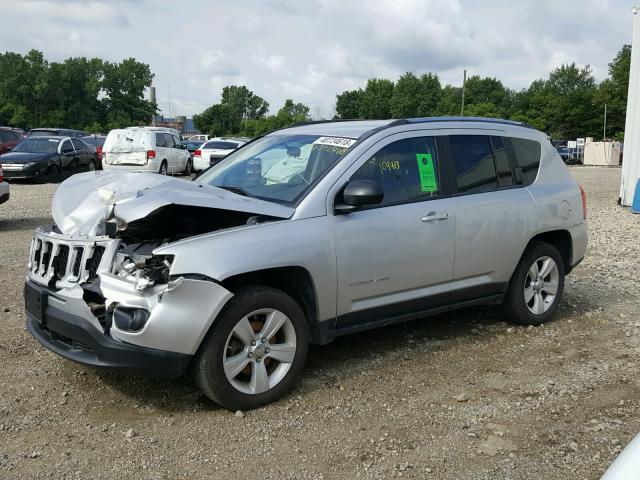 1J4NF1FB9BD276895 - 2011 JEEP COMPASS SP SILVER photo 10