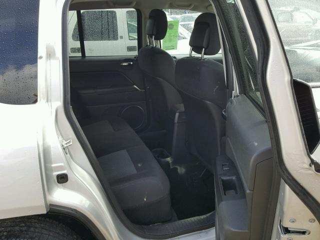 1J4NF1FB9BD276895 - 2011 JEEP COMPASS SP SILVER photo 6