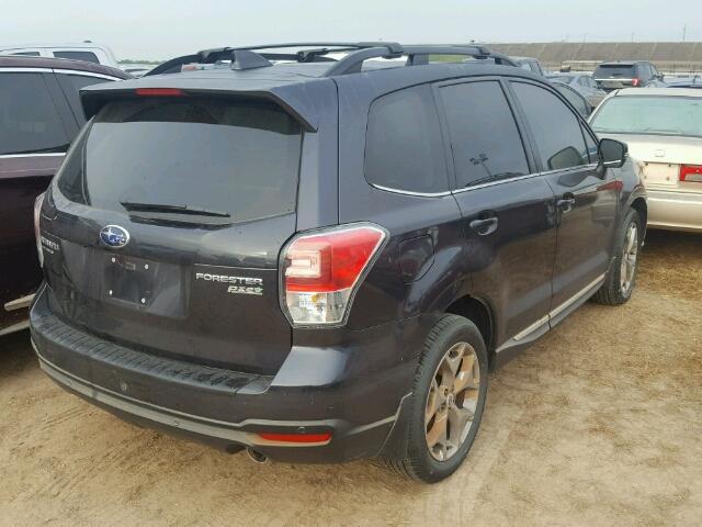 JF2SJAWC0HH515656 - 2017 SUBARU FORESTER 2 BLUE photo 4