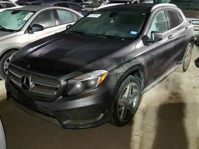 WDCTG4EB9GJ249356 - 2016 MERCEDES-BENZ GLA GRAY photo 2