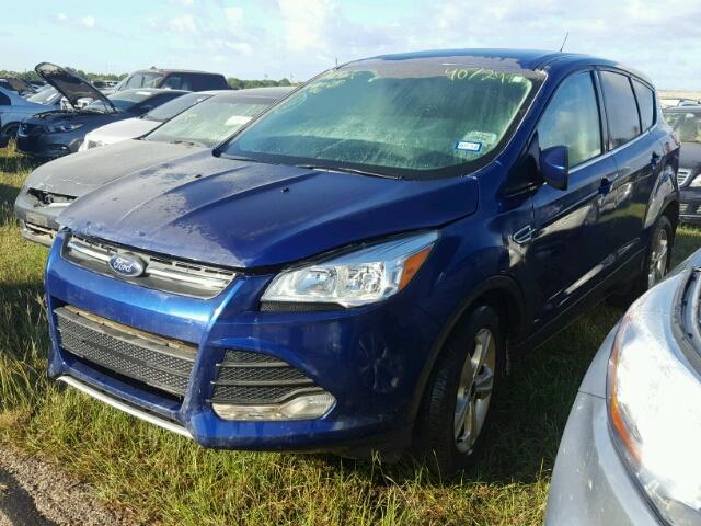 1FMCU0GX4EUD93808 - 2014 FORD ESCAPE SE BLUE photo 2