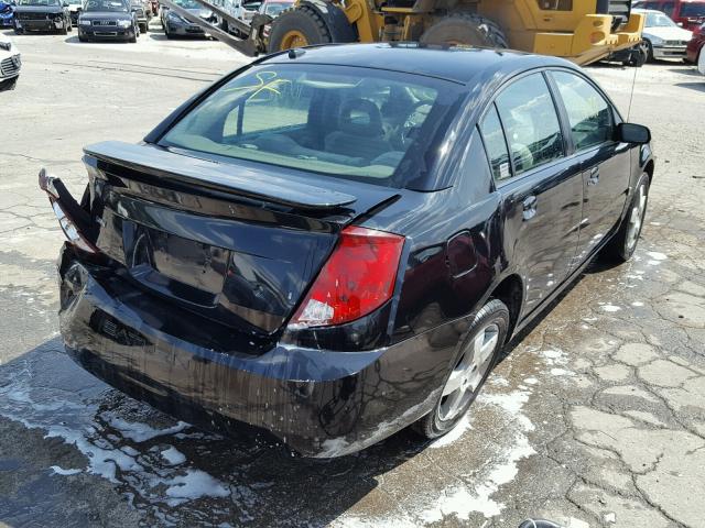 1G8AL55F27Z143067 - 2007 SATURN ION LEVEL BLACK photo 4