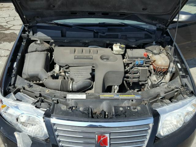 1G8AL55F27Z143067 - 2007 SATURN ION LEVEL BLACK photo 7