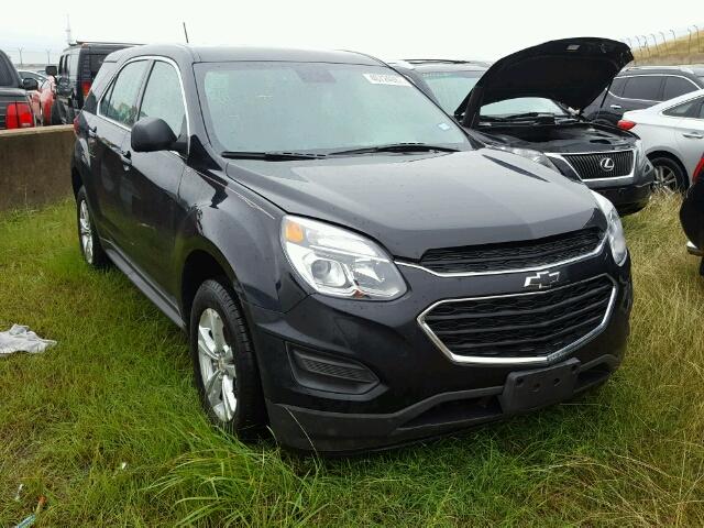 2GNALBEK0G1140038 - 2016 CHEVROLET EQUINOX LS BLACK photo 1