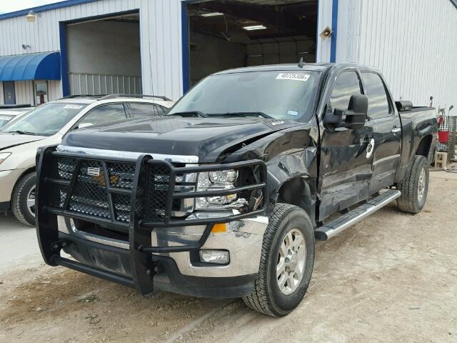 1GC1CXCG9CF155600 - 2012 CHEVROLET SILVERADO BLACK photo 2