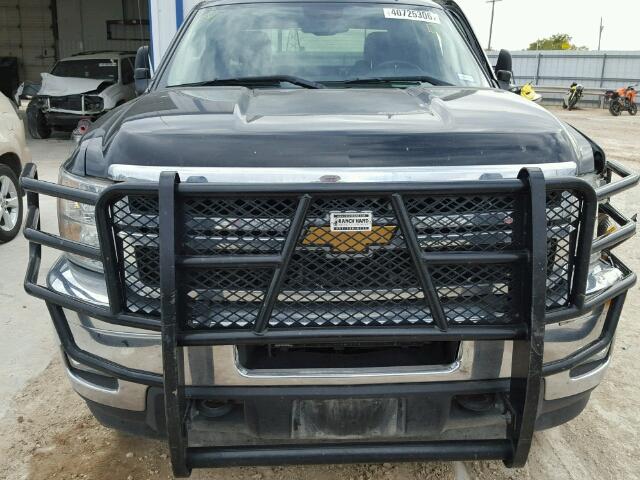 1GC1CXCG9CF155600 - 2012 CHEVROLET SILVERADO BLACK photo 9