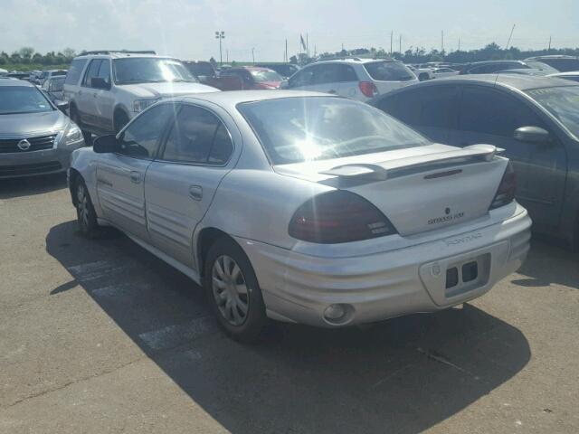 1G2NE52T21M547233 - 2001 PONTIAC GRAND AM S 银色 照片 3