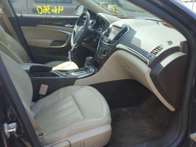 2G4GK5EX0E9190239 - 2014 BUICK REGAL BLUE photo 5