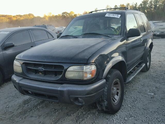 1FMYU22E1XUC39311 - 1999 FORD EXPLORER BLACK photo 2