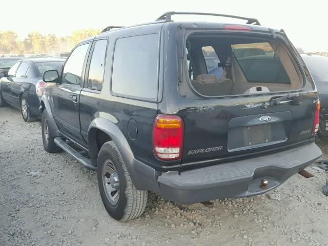 1FMYU22E1XUC39311 - 1999 FORD EXPLORER BLACK photo 3