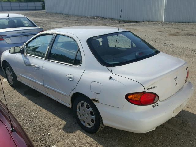 KMHJF25F7XU835393 - 1999 HYUNDAI ELANTRA BA WHITE photo 3