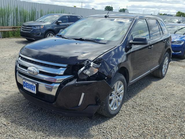 2FMDK3JC2DBA89849 - 2013 FORD EDGE SEL BROWN photo 2