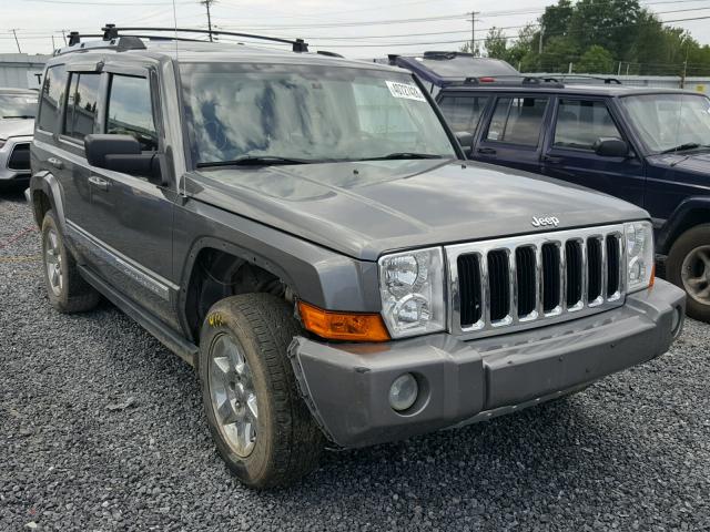 1J8HG58P27C585114 - 2007 JEEP COMMANDER GRAY photo 1