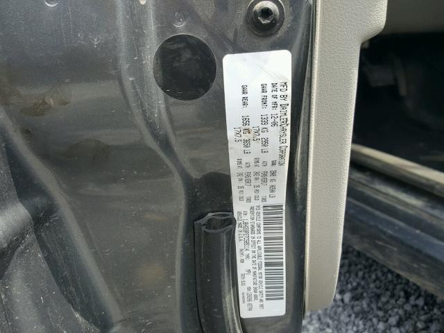 1J8HG58P27C585114 - 2007 JEEP COMMANDER GRAY photo 10