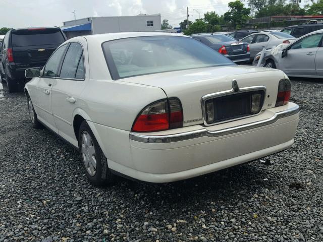 1LNHM86S34Y635571 - 2004 LINCOLN LS თეთრი ფოტო 3