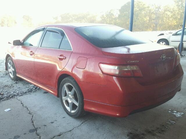 4T1BE46K37U025662 - 2007 TOYOTA CAMRY NEW RED photo 3