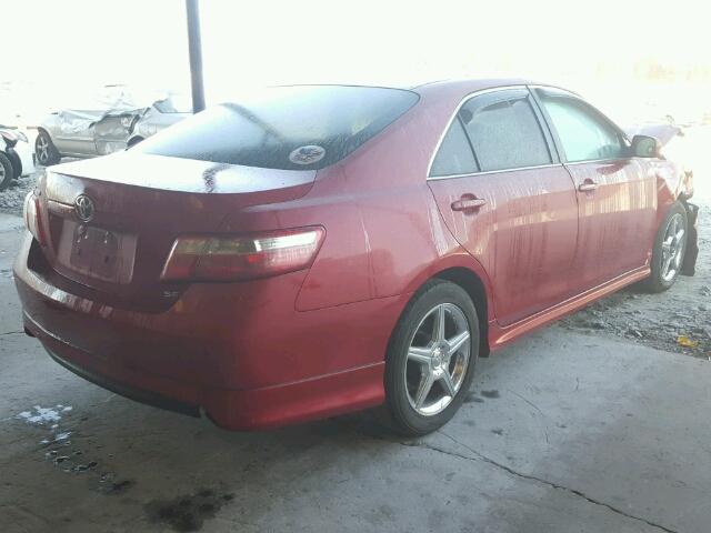 4T1BE46K37U025662 - 2007 TOYOTA CAMRY NEW RED photo 4