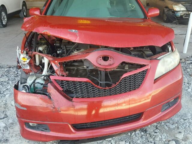 4T1BE46K37U025662 - 2007 TOYOTA CAMRY NEW RED photo 9