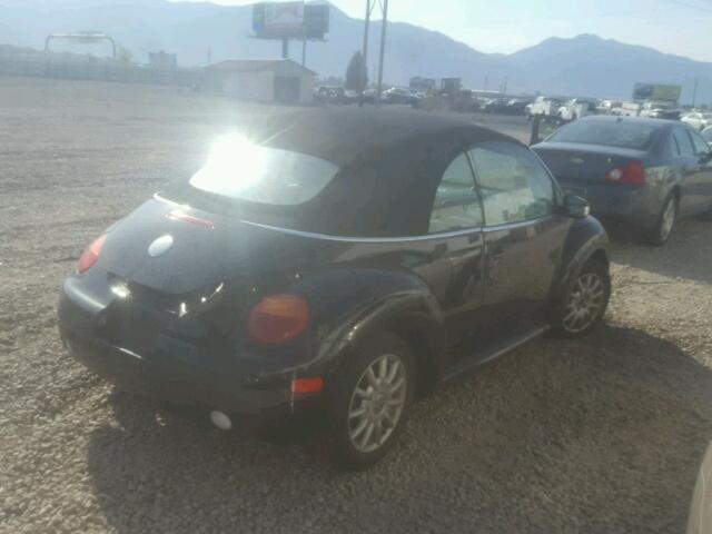 3VWCM31Y45M310323 - 2005 VOLKSWAGEN NEW BEETLE 黑色 照片 4