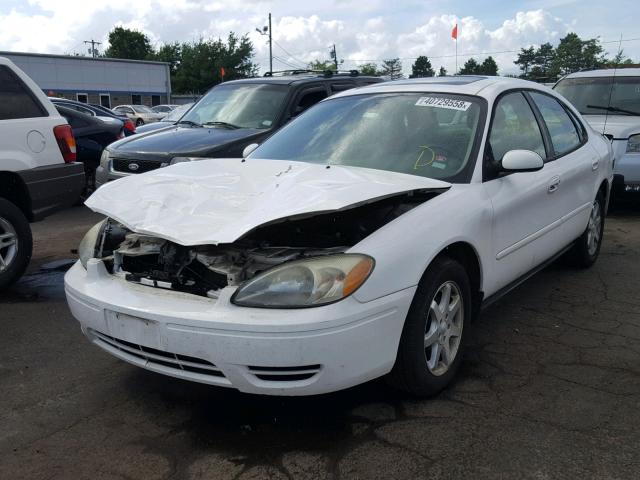 1FAFP56U06A165438 - 2006 FORD TAURUS SEL WHITE photo 2