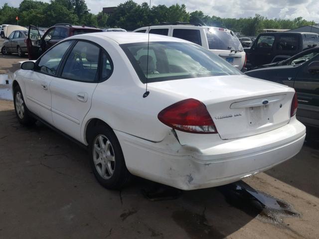 1FAFP56U06A165438 - 2006 FORD TAURUS SEL WHITE photo 3