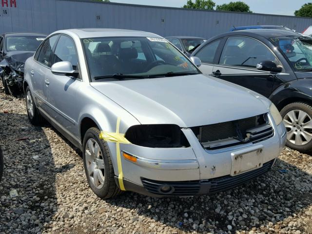 WVWAD63B45P051296 - 2005 VOLKSWAGEN PASSAT GLS SILVER photo 1