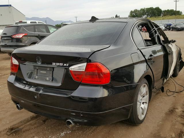 WBAVD53538A283947 - 2008 BMW 335 XI BLACK photo 4