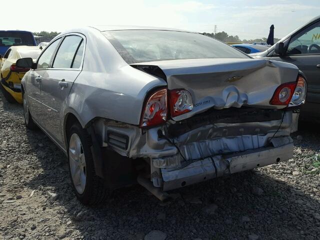 1G1ZA5EU9CF393259 - 2012 CHEVROLET MALIBU LS GRAY photo 3