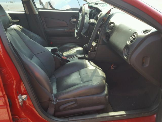 2G2WP552971122095 - 2007 PONTIAC GRAND PRIX RED photo 5