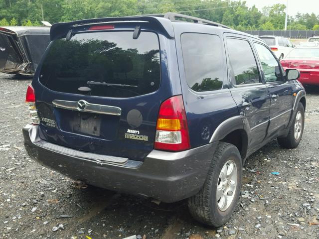 4F2CZ96173KM19270 - 2003 MAZDA TRIBUTE ES BLUE photo 4