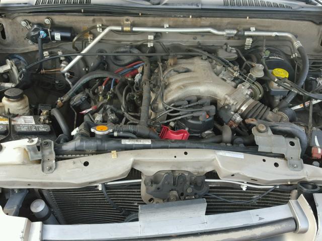 1N6ED27T84C465245 - 2004 NISSAN FRONTIER C GRAY photo 7