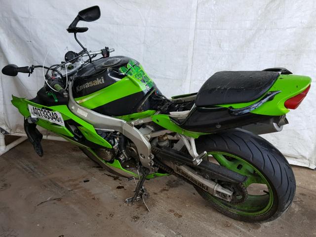 JKAZX4J15YA001730 - 2000 KAWASAKI ZX600 J1 GREEN photo 3