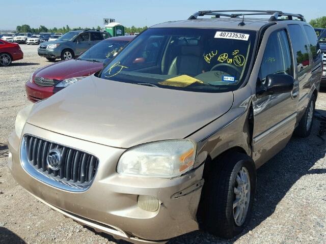 5GADV33L36D119156 - 2006 BUICK TERRAZA CX GOLD photo 2