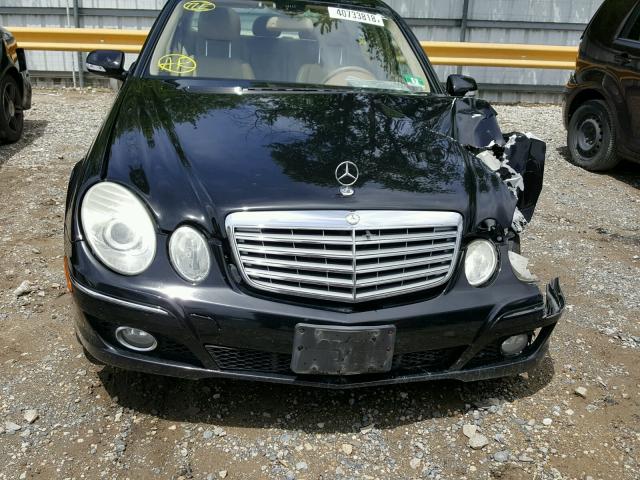 WDBUF87X18B226760 - 2008 MERCEDES-BENZ E 350 4MAT BLACK photo 7