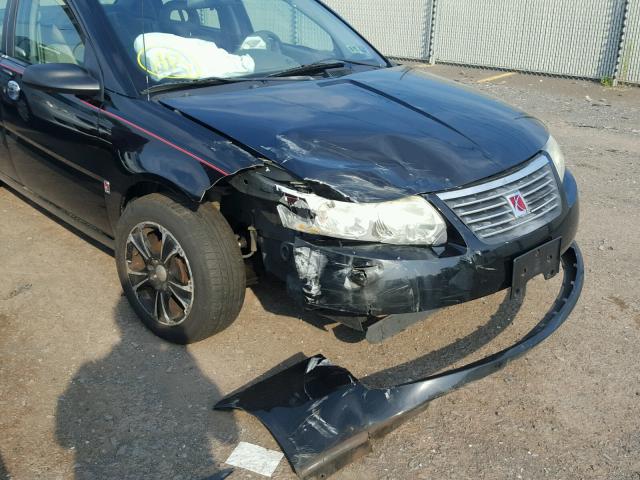 1G8AJ55F56Z111198 - 2006 SATURN ION LEVEL BLACK photo 9