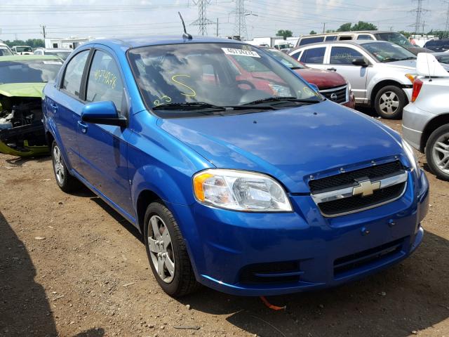 KL1TD56EX9B666518 - 2009 CHEVROLET AVEO LS BLUE photo 1