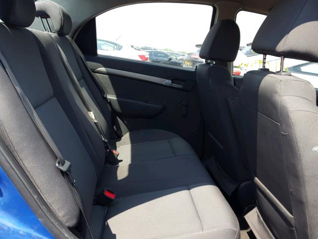 KL1TD56EX9B666518 - 2009 CHEVROLET AVEO LS BLUE photo 6