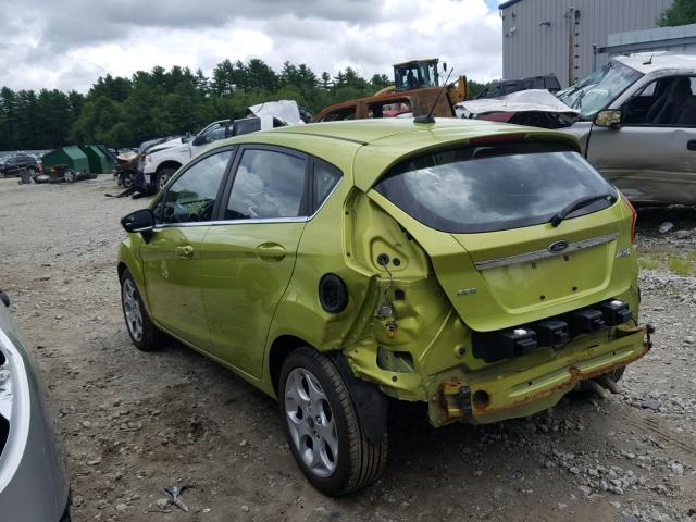 3FADP4FJ5BM109418 - 2011 FORD FIESTA SES GREEN photo 3