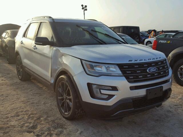 1FM5K7D85HGB05785 - 2017 FORD EXPLORER X SILVER photo 1