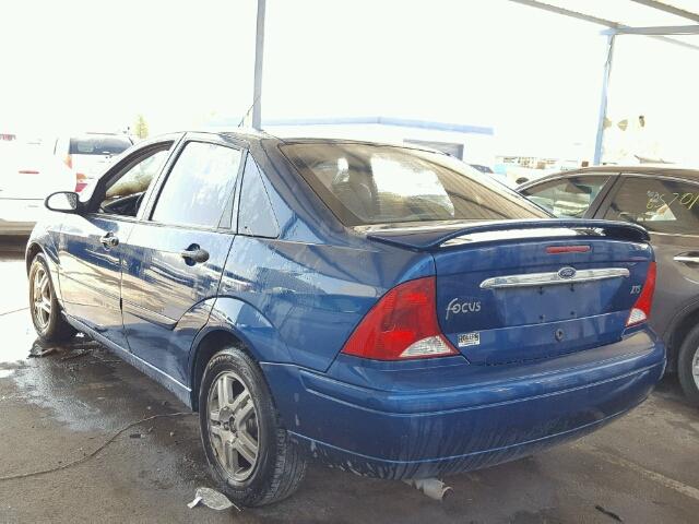1FAFP3839YW297242 - 2000 FORD FOCUS ZTS BLUE photo 3