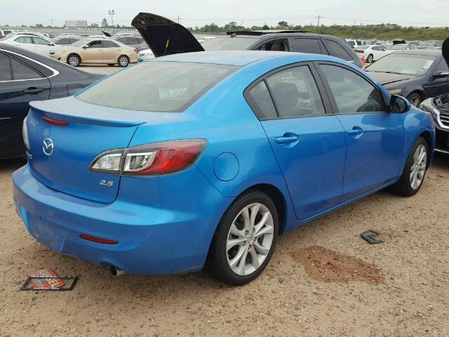 JM1BL1S5XA1337530 - 2010 MAZDA 3 BLUE photo 4