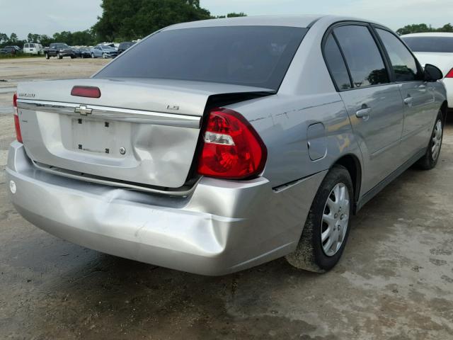1G1ZS51F66F238452 - 2006 CHEVROLET MALIBU LS SILVER photo 4