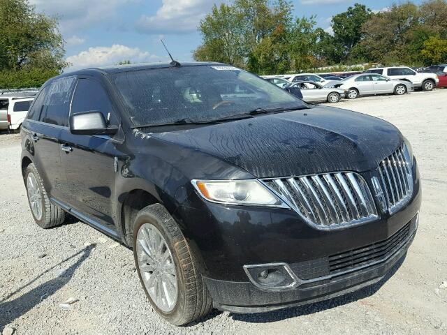 2LMDJ6JK4BBJ13050 - 2011 LINCOLN MKX BLACK photo 1