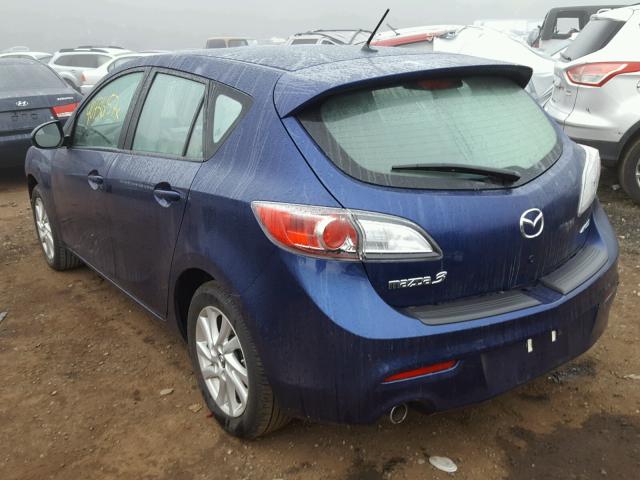 JM1BL1LP2D1773793 - 2013 MAZDA 3 I BLUE photo 3