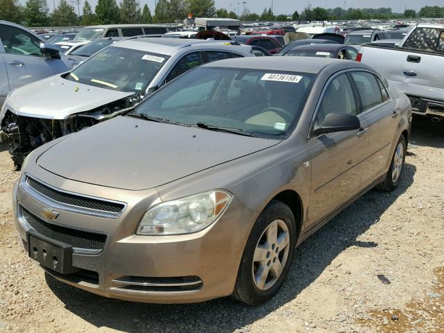 1G1ZG57B98F208533 - 2008 CHEVROLET MALIBU LS ყავისფერი ფოტო 2