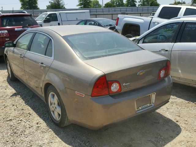 1G1ZG57B98F208533 - 2008 CHEVROLET MALIBU LS ყავისფერი ფოტო 3