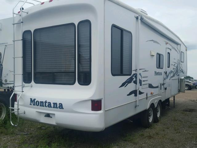 4YDF325254D508497 - 2004 KEYSTONE MONTANA WHITE photo 4